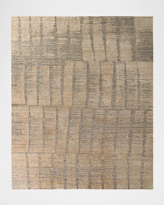 Kolkata Hand-Knotted Rug, 6' x 9'